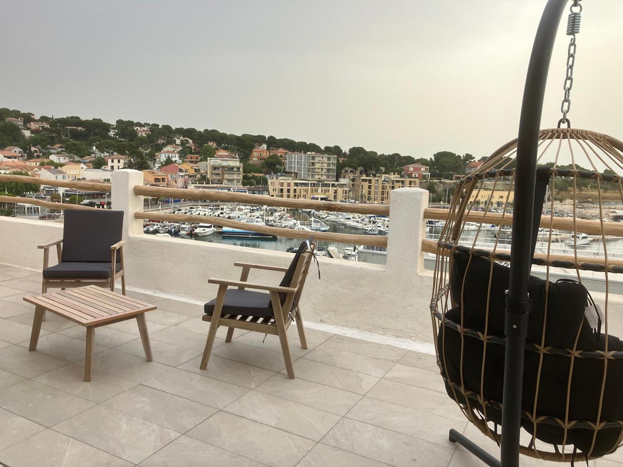 Апартаменти T2 Vue Sur Le Port Jacuzzi Terrasse Et Parking Каррі-ле-Руе Екстер'єр фото